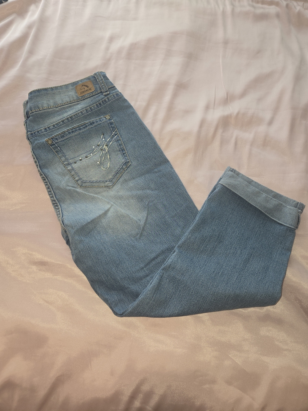 Cropped JORDACHE blue Jeans Skinny Crop